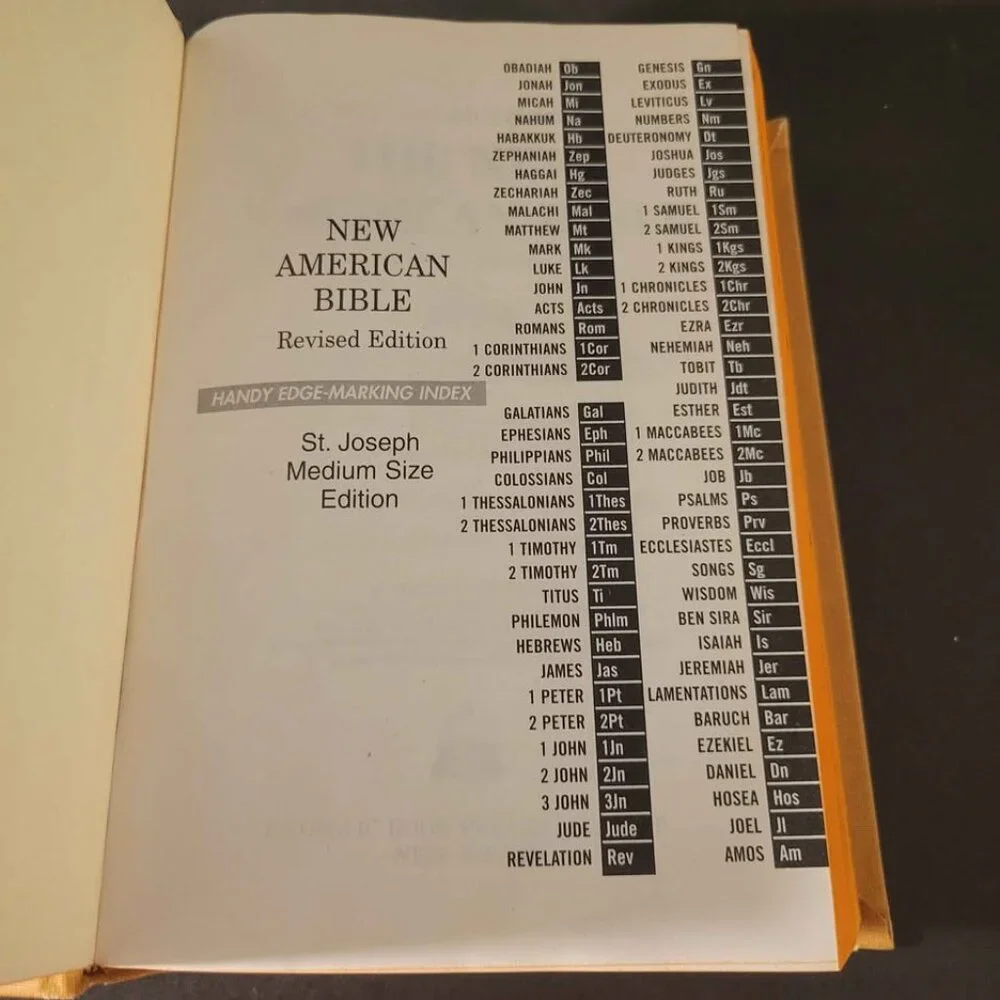 St. Joseph Medium Size Edition of the New American Bible